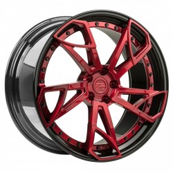 ZP.FORGED 14 Deep Concave | Apple Candy Red / Glossy Black Lip